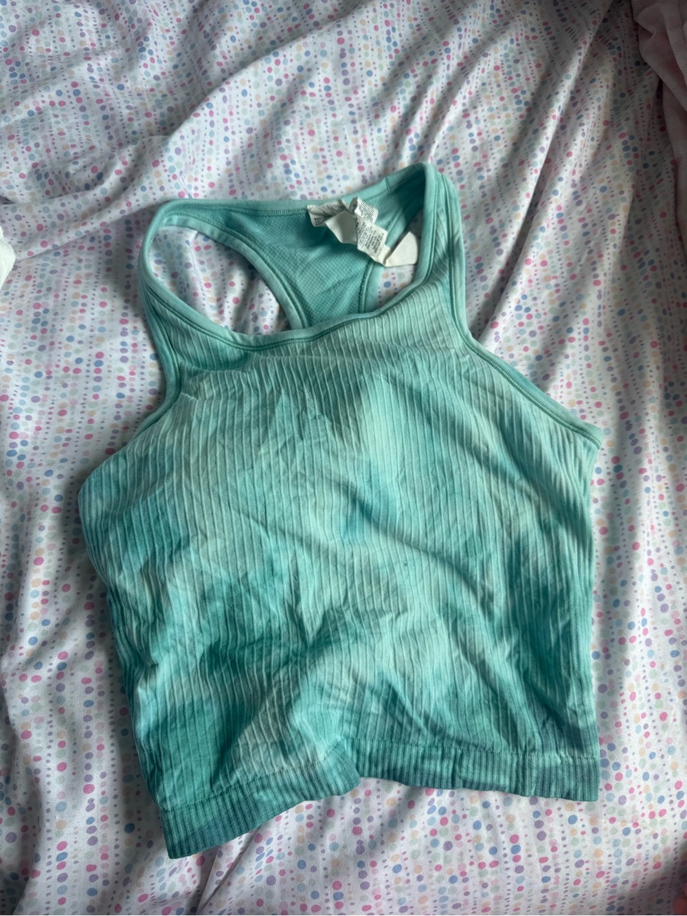 Women’s Ribbed Racerback Tank Top in Aqua Lululemon
